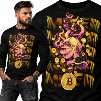 LONGSLEEVE ŚMIESZNY MINER